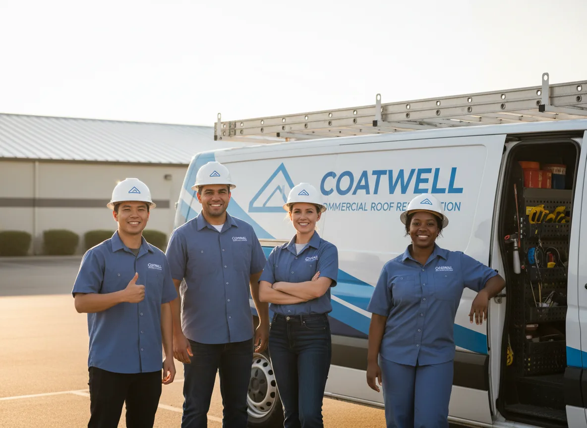 Commercial roof coating company in Sims, NC